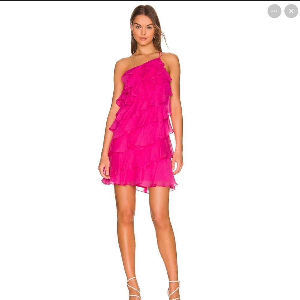 Amanda Uprichard Posie One-Shoulder Dress